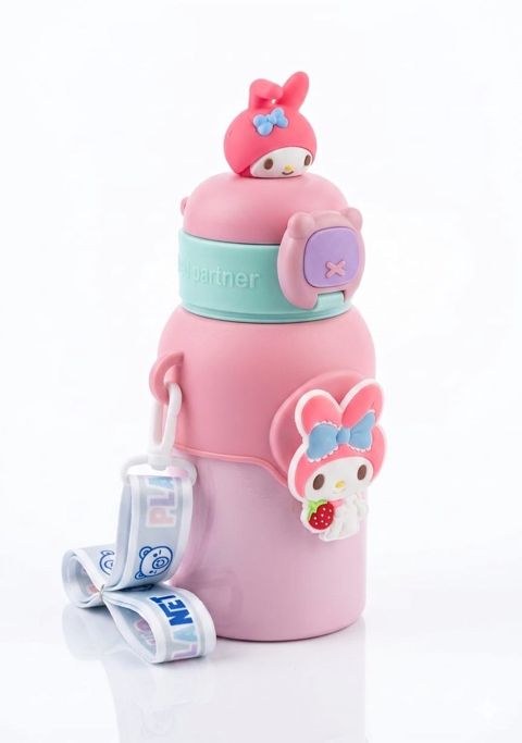 Termos uşaqlar üçün HP2973827282, paslanmayan metal/plastik, 500 ml, çəhrayı — Bakı
