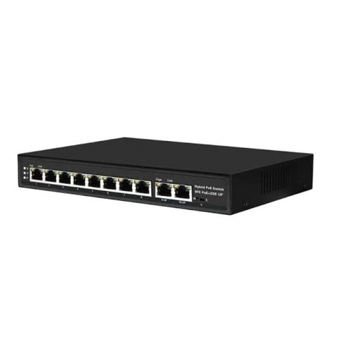 Acorid CGS1110P – 8 Port Gigabit PoE+ Switch + 2 Gigabit Uplink IP — Bakı