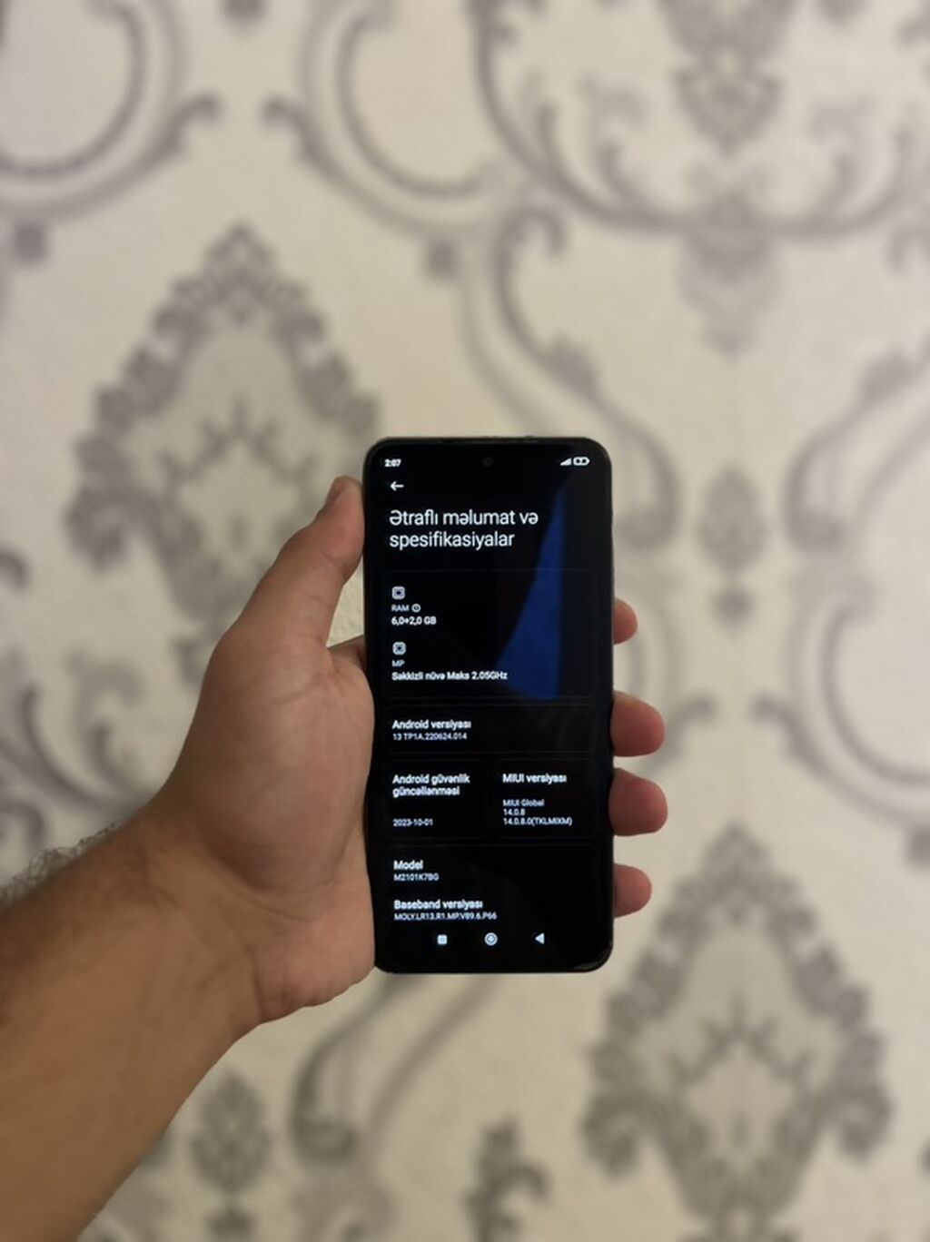Redmi Note 10S, 128 GB, rəng - Ağ, Barmaq izi, İki sim kartlı, Face ID — Xiaomi, Bakı (3)