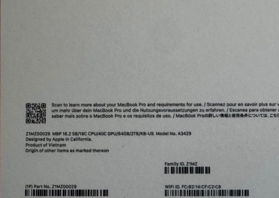 Apple Macbook Pro M5 Max 64GB/2TB — Noutbuklar, Bakı (3)
