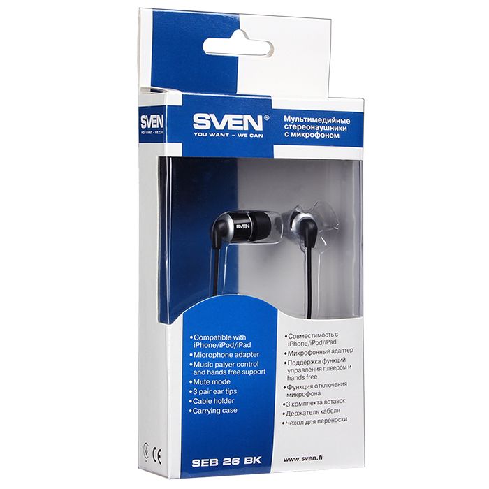 Qulaqcıq Sven SEB-26 BK — Kompüterlər və noutbuklar, Bakı (2)