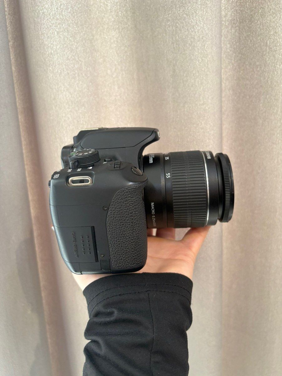 Fotoaparat Canon 700D+18-55mm lens — Foto və video texnikası, Bakı (3)