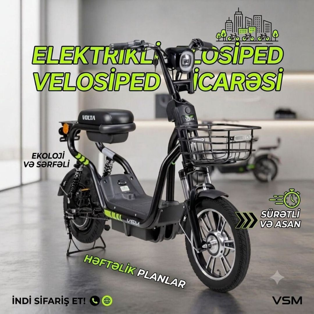 Elektrikli velosiped icarəsi — Avtomobil icarəsi, Bakı
