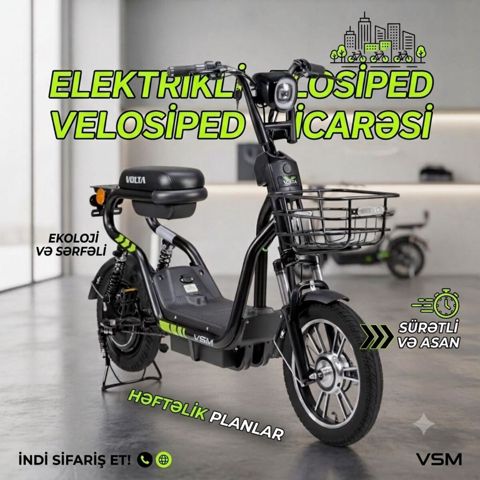 Elektrikli velosiped icarəsi — Bakı