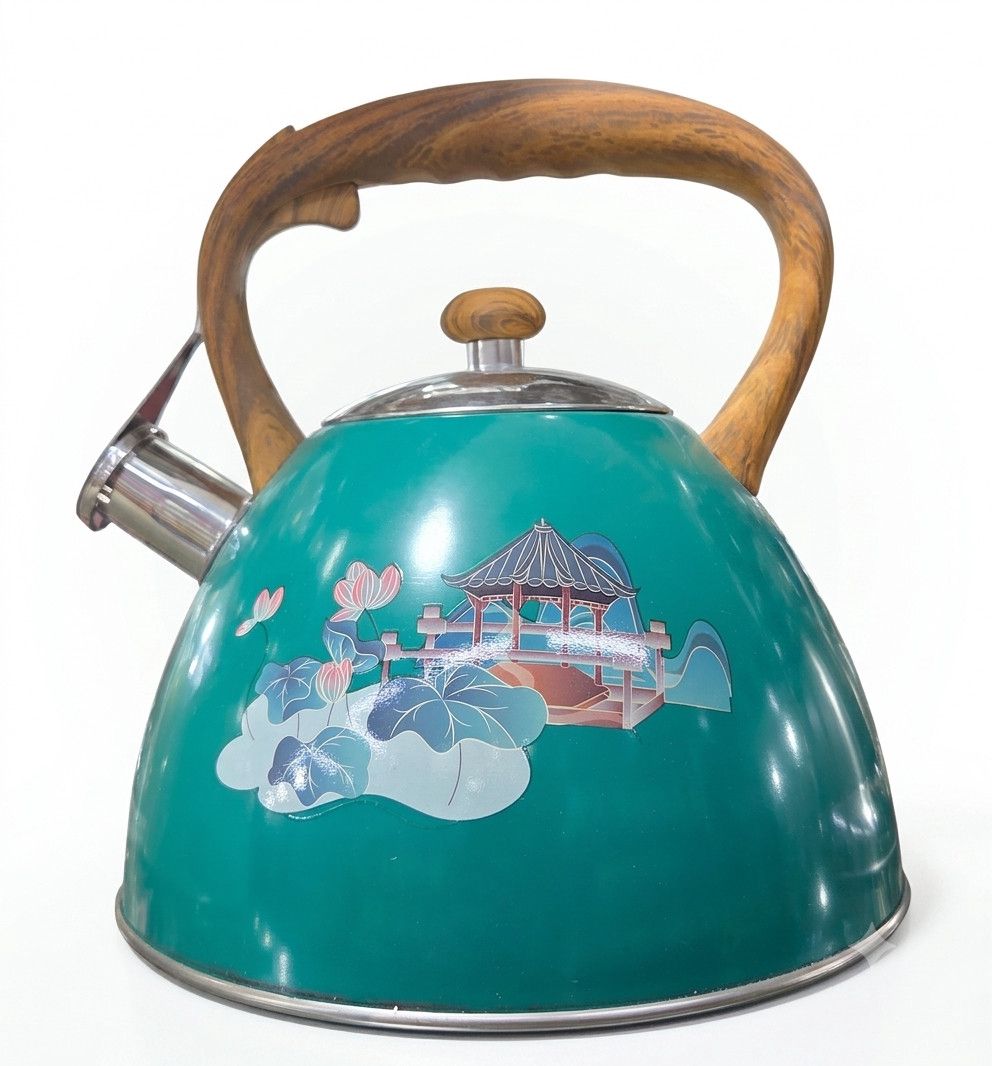 Çaydan, paslanmayan polad, firuzəyi, 3000 ml — Mallar, Bakı