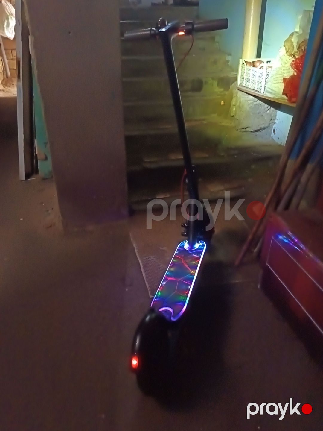 Elektrik skuter Xiaomi M187 — qara-qızıl — Skuterlər, Bakı (6)