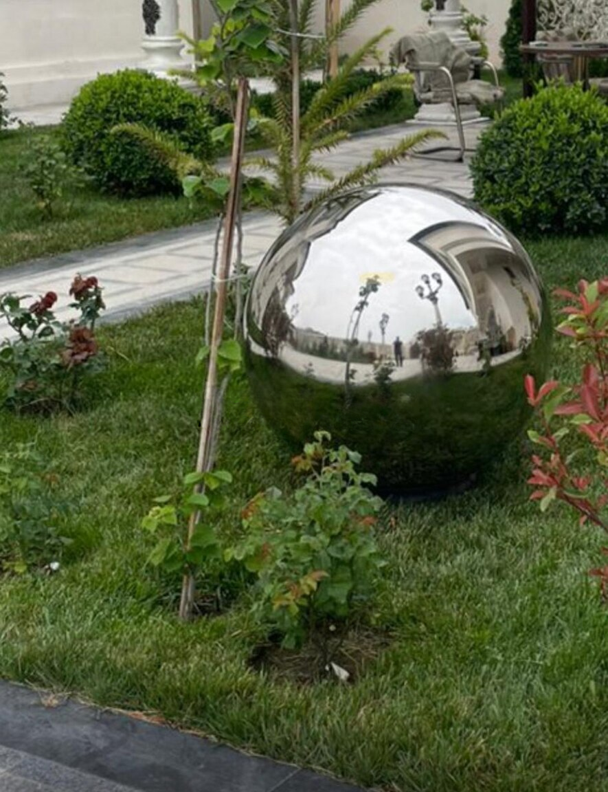 Paslanmaz polad dekorativ şar 500mm-1500mm — Mallar, Bakı (2)