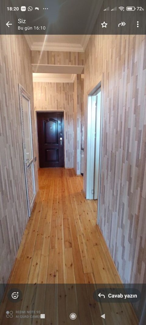2-otaqlı yeni tikili, Binəqədi r., 51 m² — Bakı