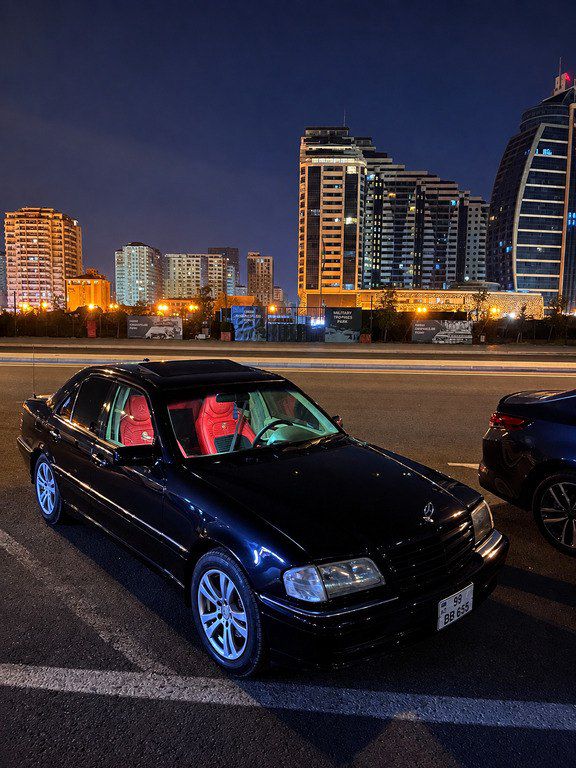 Mercedes C 230, 2.3 L, 1999 il, 300 000 km — Avtomobillər, Qazax (8)