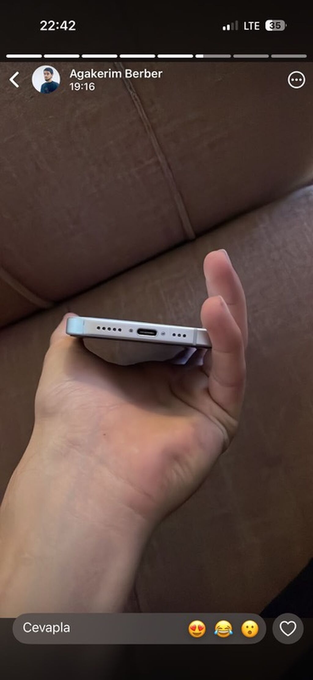 IPhone 15, 128 GB, Ağ — Apple iPhone, Bakı (4)