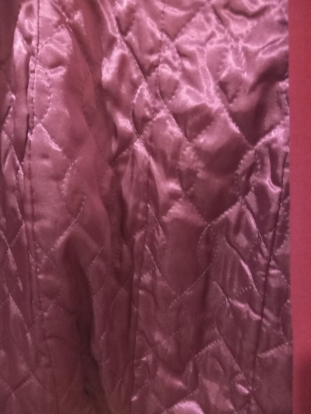 Qadın palto – Süslü 40 ölçü - Rəng: tünd zoğalı/şərab rəngi - Model — Palto, Bakı (9)