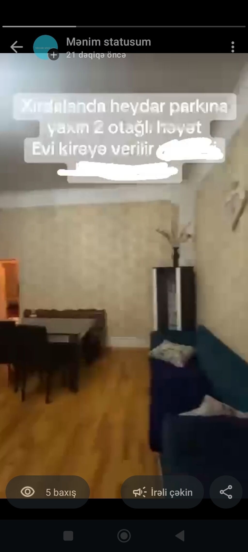 Salam Xırdalandada, Heydər Parkına yaxın yerləşən 2 otaqlı — Ev, villa, Xırdalan (9)