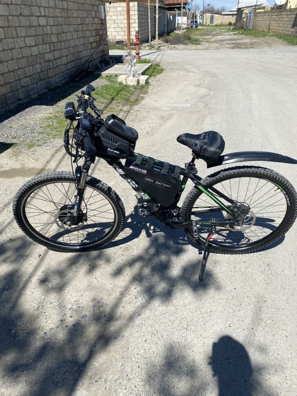 Elektron velosiped cox səliqəli istifadə olunub.sürət 45-50km/s, polnu — Elektrik velosipedləri, Neftçala (3)