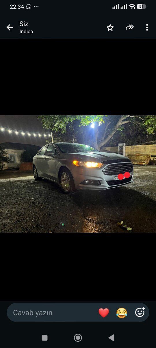 Ford Fusion, 2016 il — Avtomobillər, Bakı (11)