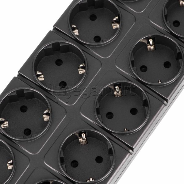 Uzatma kabeli 2E (Surge Protector), 10 Rozetka, 3 m, 3×USB-A + 1×USB-C, Qara (2E-SP10M3USBBK) — Elektrika, Bakı (3)