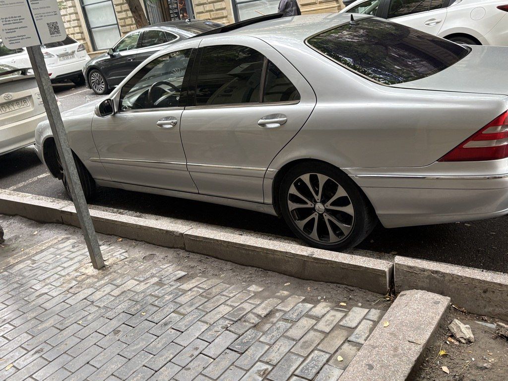 Mercedes S 320, 3.2 L, 2001 il, 310 000 km — Avtomobillər, Bakı (7)