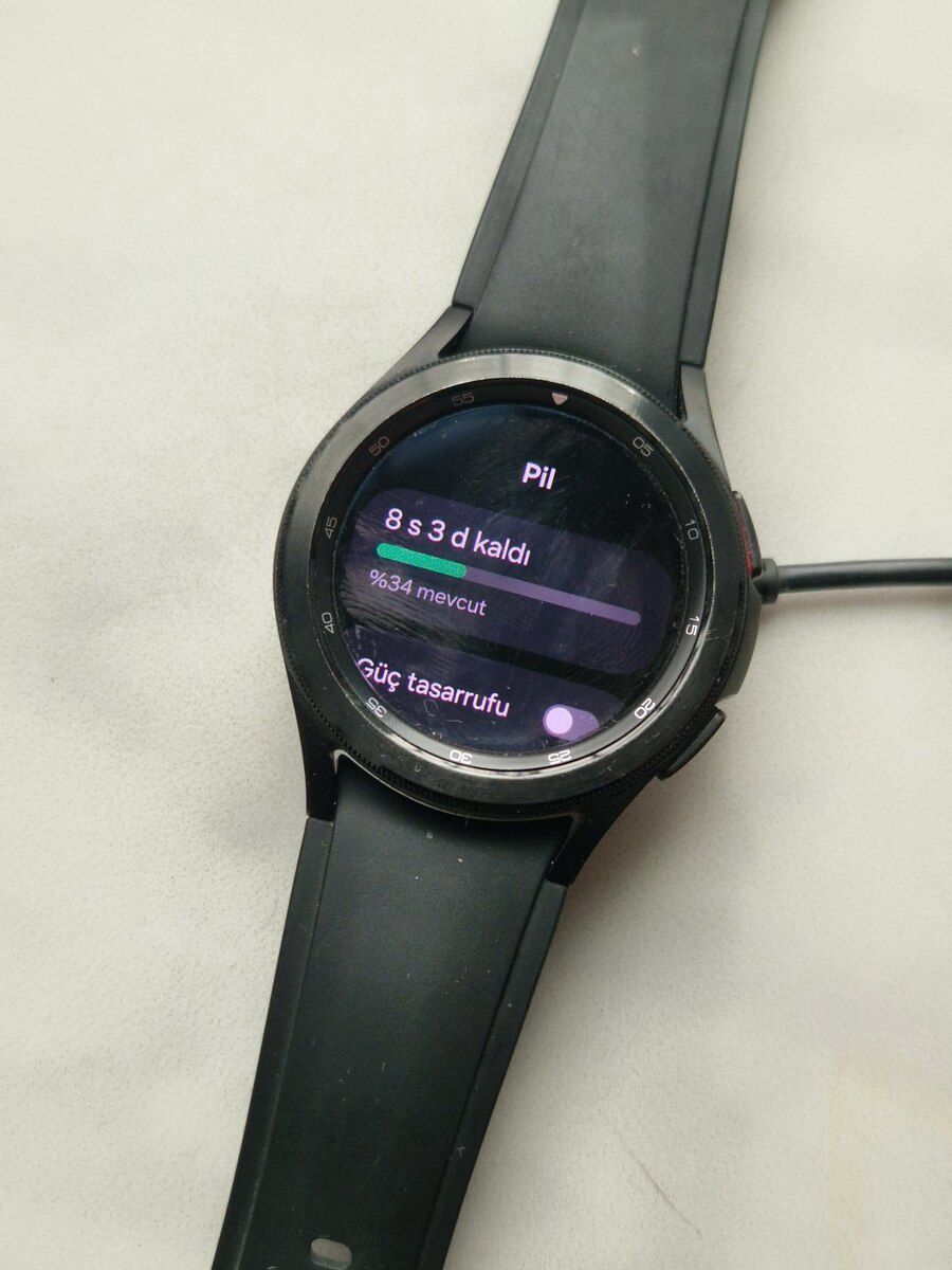Samsung Galaxy Watch 4 Classic Black 42mm — Ağıllı saatlar və biləkliklər, Bakı (9)