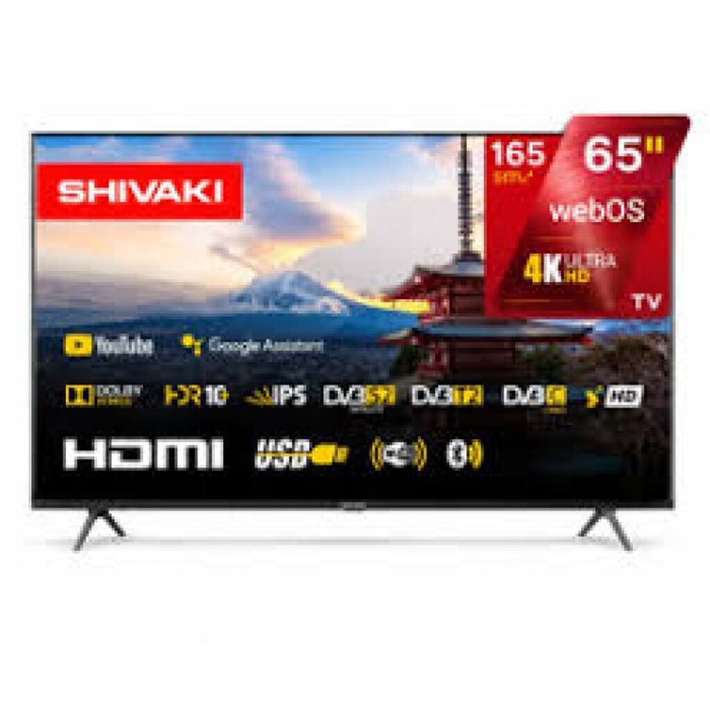 Shivaki S65MUA800 Ultra HD 4K Televizor 65 düymlük (təxminən 165 sm) — Televizorlar, Bakı (2)