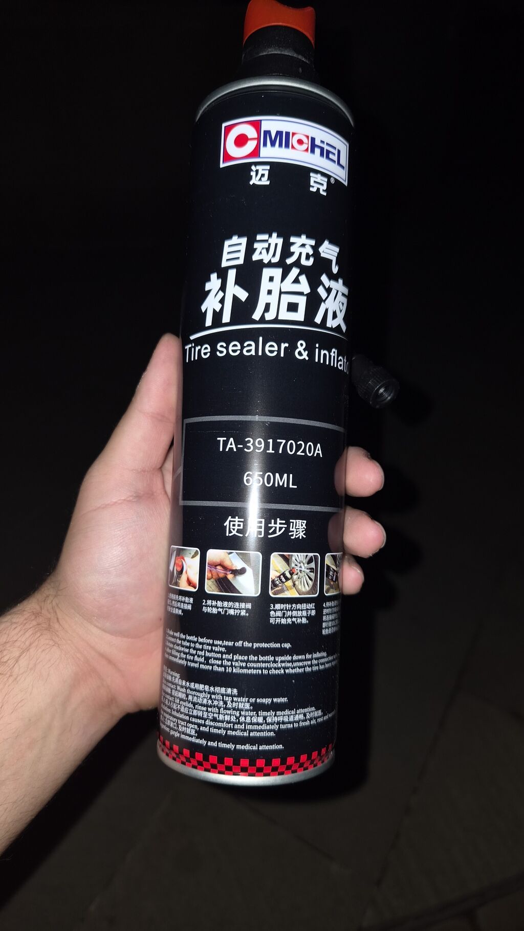 Teker dolduran Michel Tire Sealer & Inflator – şin təmiri və — Təkər aksesuarları, Bakı (3)