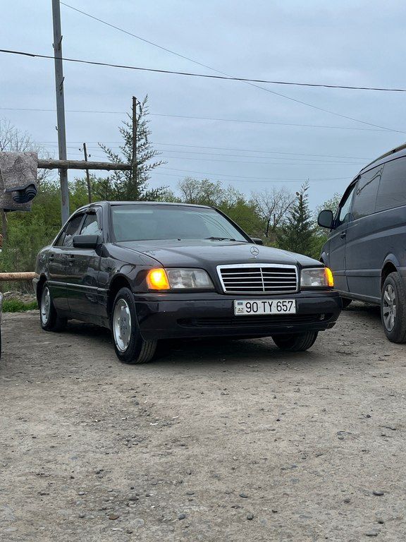 Mercedes C 180, 1.8 L, 1993 il, 506 430 km 90-TY-657 — Avtomobillər, Neftçala (5)
