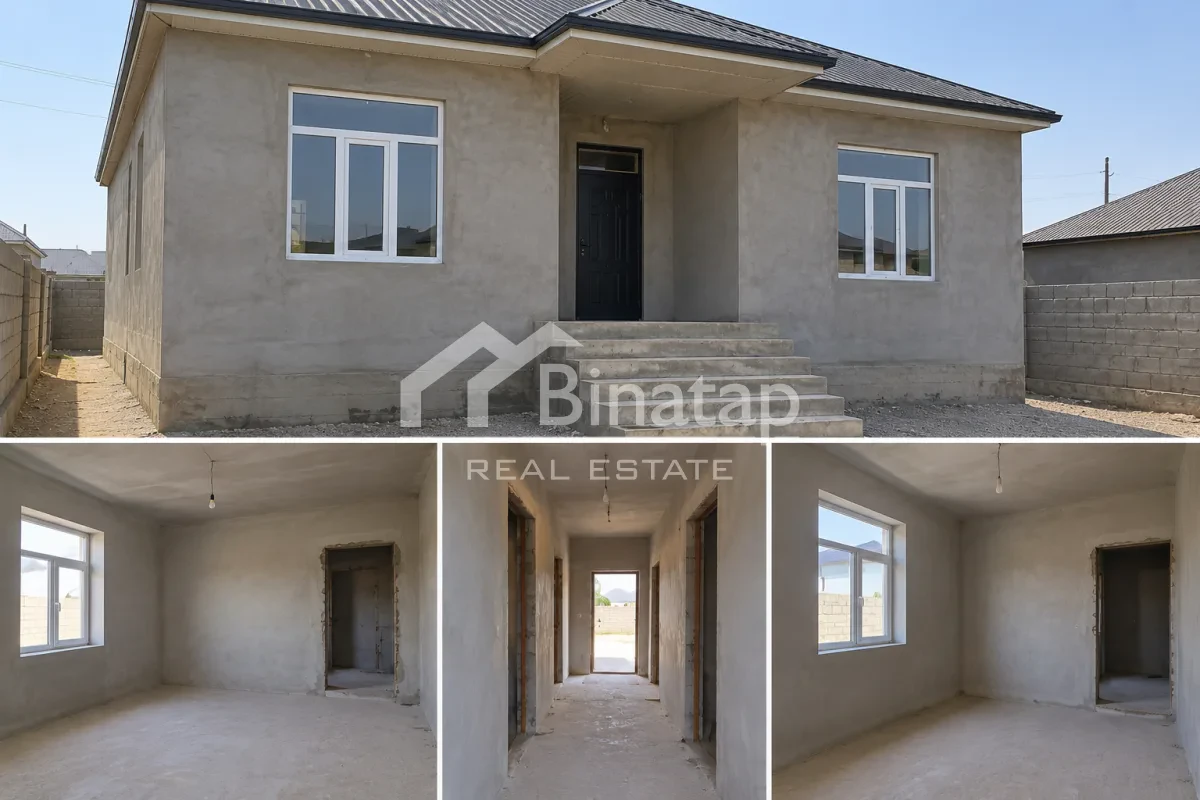 Satılır 3 otaqlı həyət evi / bağ evi 90 m², Əhmədli metrosu, Xətai rayonu — Ev, villa, Bakı (5)