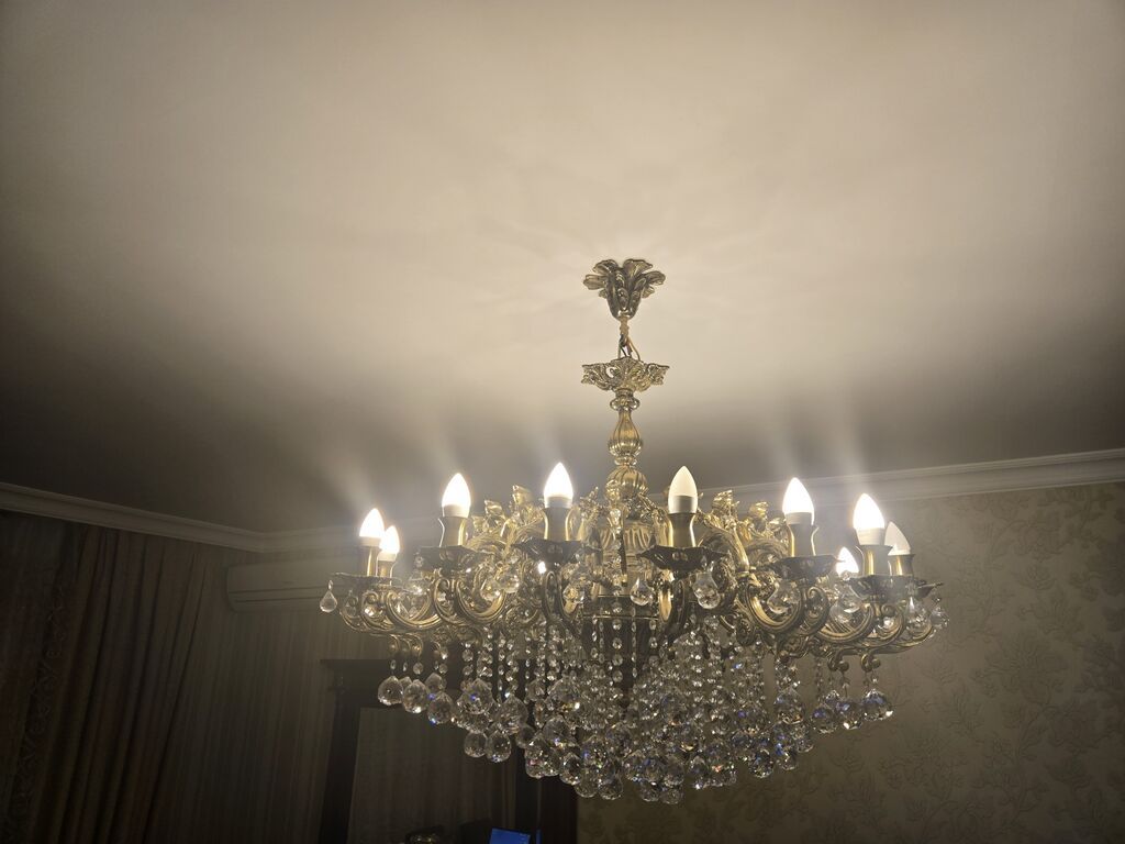Çılçıraq, 10 və daha çox lampa, Xrustal — Tavan is?qlar? v? cilc?raqlar, Bakı (2)