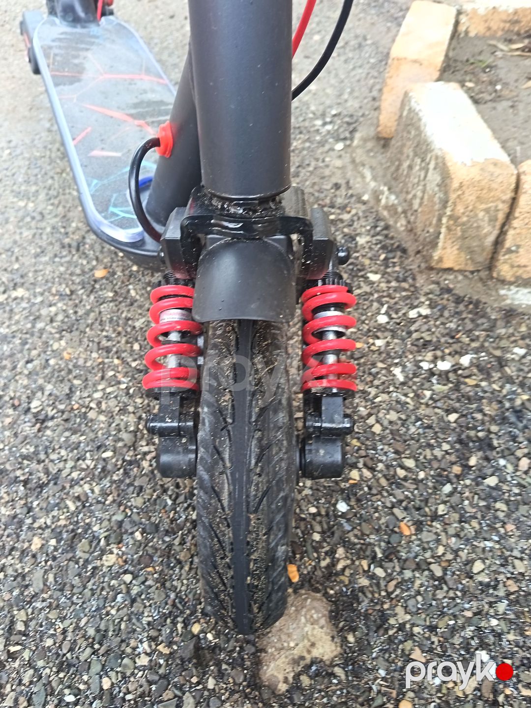 Elektrik skuter Xiaomi M187 — qara-qızıl — Skuterlər, Bakı (2)