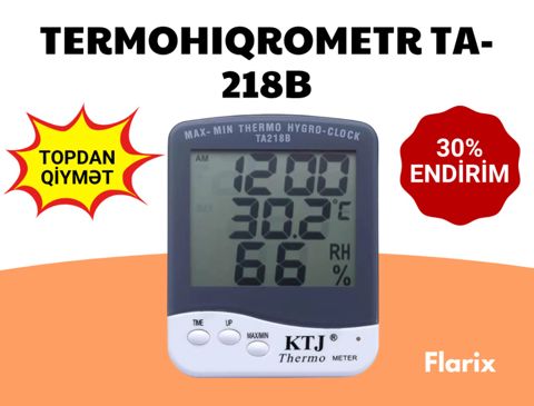 Termometr TA-218B — Bakı