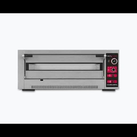 İnoxClass Pizza Fırını 30 sm, tək kamera, 6 qazlı – 220V Peşəkar — Bakı