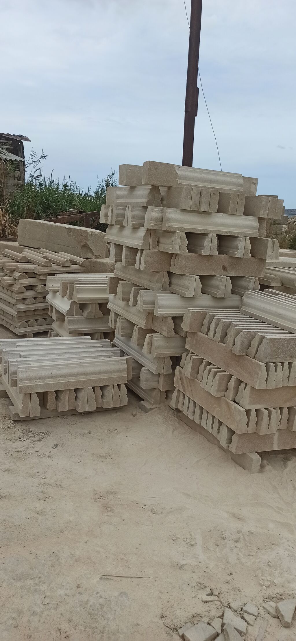 Daş üzlük və pillədaş panelləri - Material: təbii daş (bej-açıq qum — Plitka və örtü materialları, Bakı (6)
