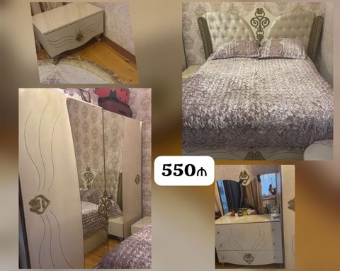 *550₼ Yataq mebeli Satılır*‼ Baza var yeni alınıb boyukdu — 550 ₼ · Digah · Yataq otağı mobilya dəstləri *550₼ Yataq mebeli Satılır*‼ Baza var yeni alınıb boyukdu — Digah