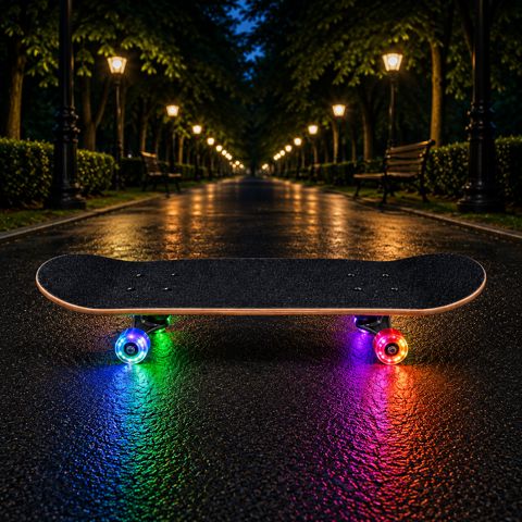 Rəngli LED Təkərli Street Skateboard — Bakı