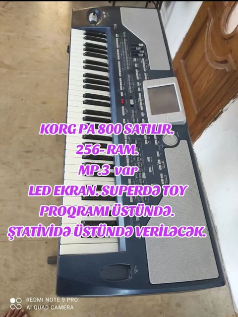 Sintezator, Korg, İşlənmiş, Ünvandan götürmə, Ödənişli çatdırılma — İsmayıllı