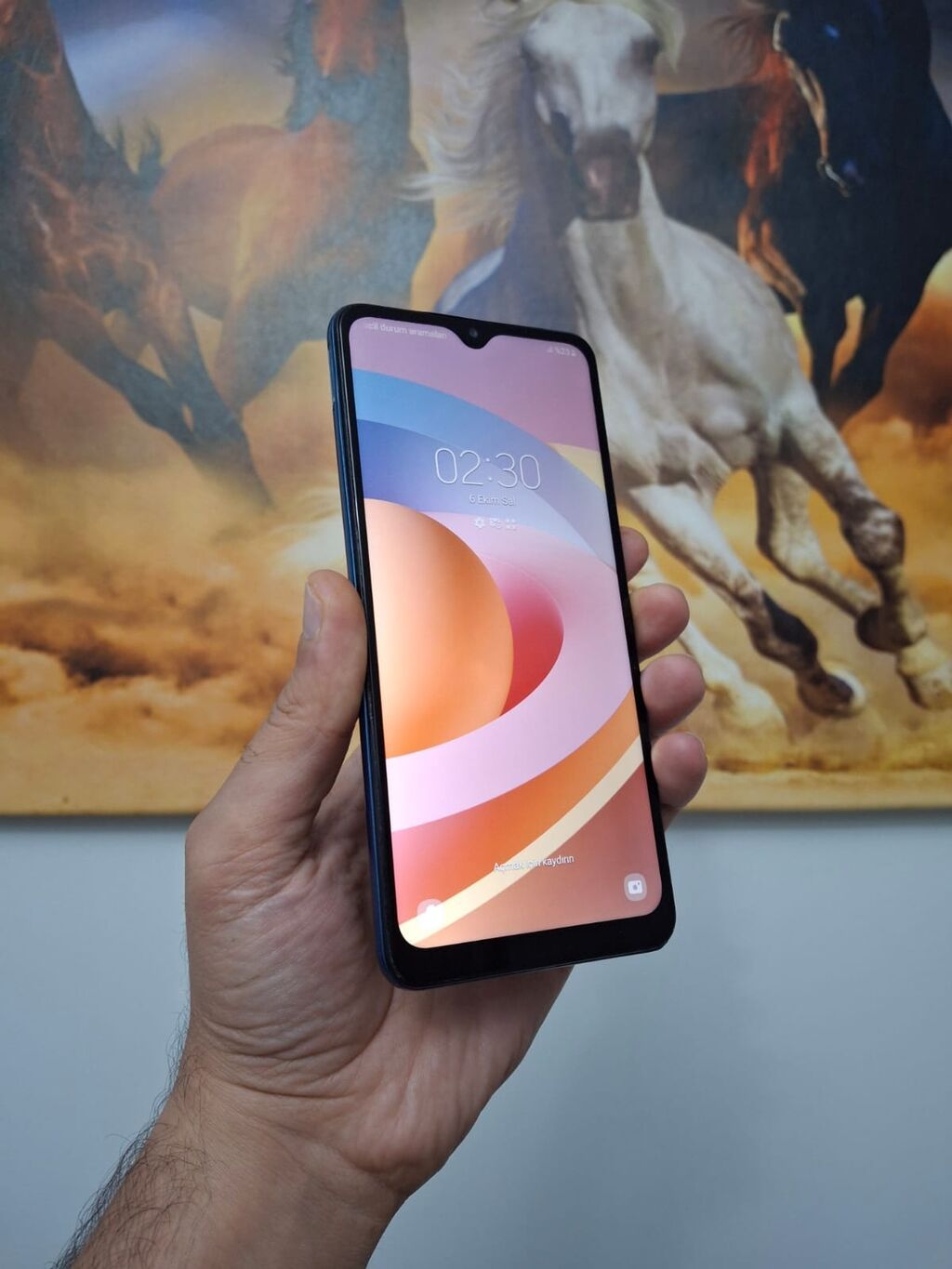 Samsung Galaxy A12, 64 GB, rəng - Göy, Barmaq izi — Samsung, Bakı (5)