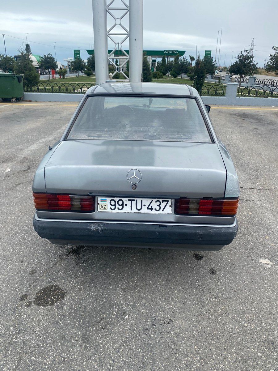 Mercedes 190, 1988 il 99-TU-437 — Avtomobillər, Bakı (4)
