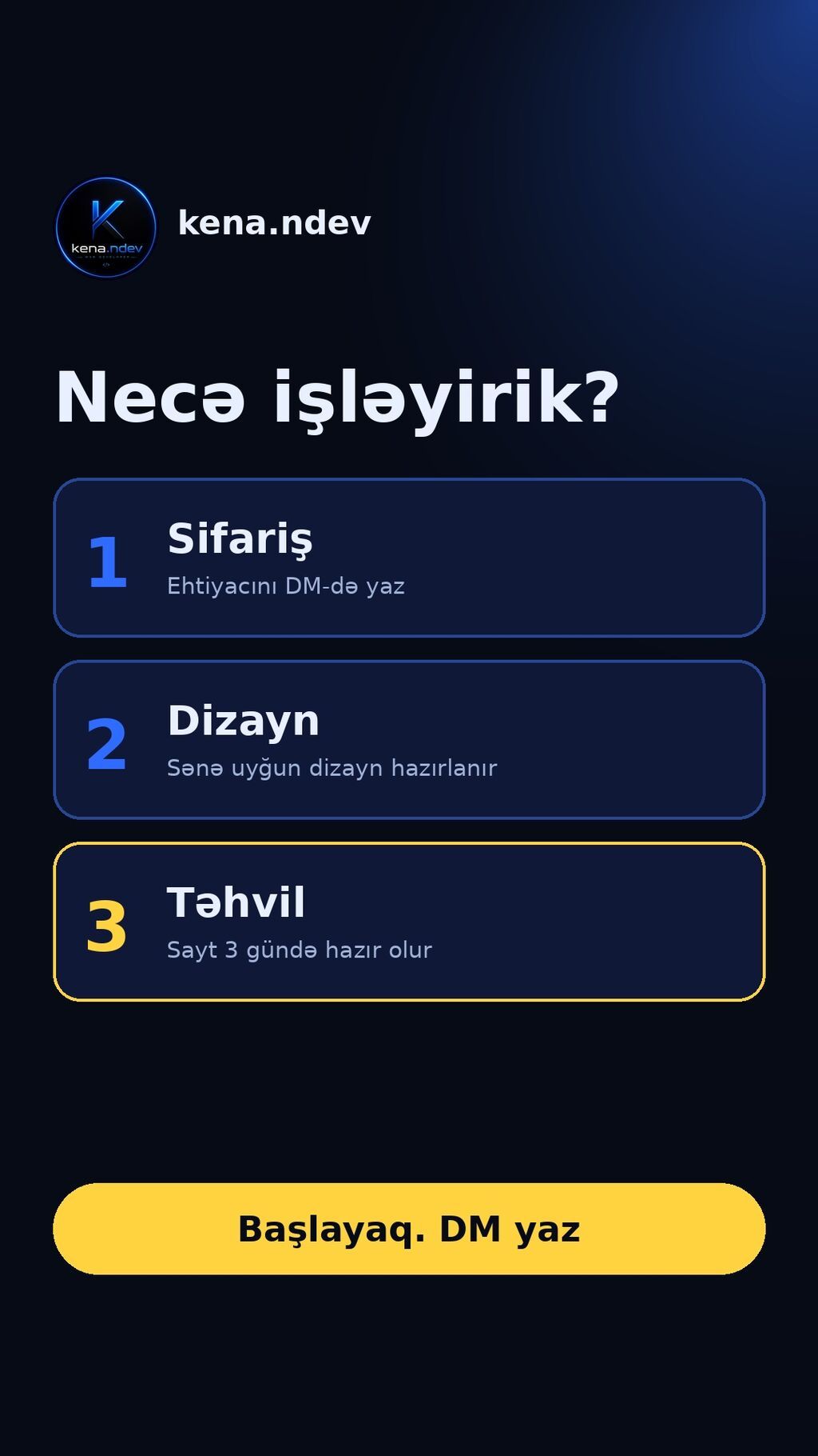 Veb saytların hazırlanması — Vebsayt və tətbiqlərin yaradılması, Bakı (5)