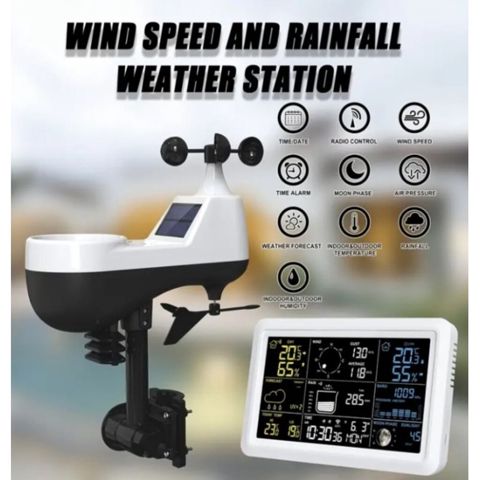 Baldr Professional Rəqəmsal Meteoroloji Stansiya (Simsiz Sensorlu) — Bakı
