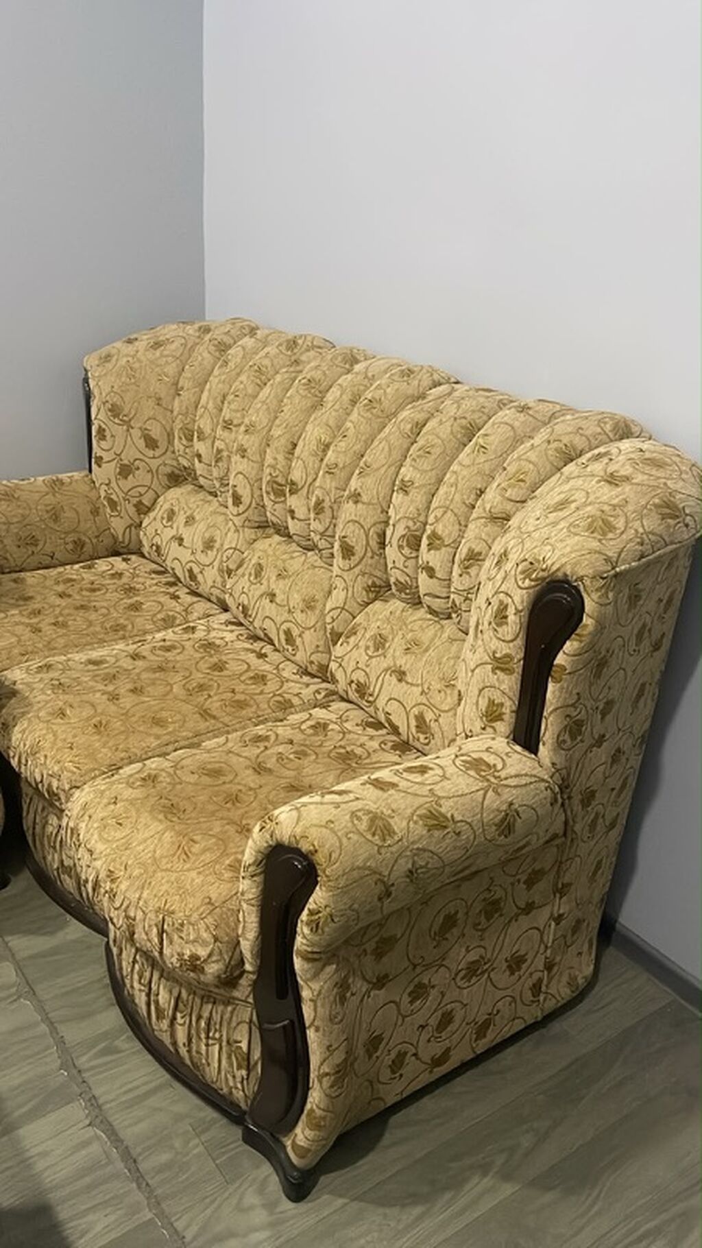 Klassik üslubda yumşaq mebel dəsti - 1 ədəd iki nəfərlik divan - 1 — Yumşaq mobilya dəstləri, Bakı (2)