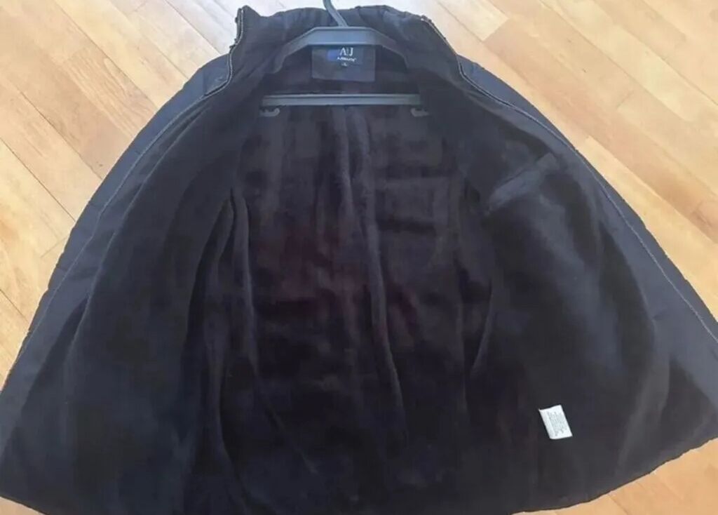 Qara rəngli, diaqonal naxışlı qapiton kişi gödəkçə - Model: qapiton — Uşaq geyimi, Bakı (6)