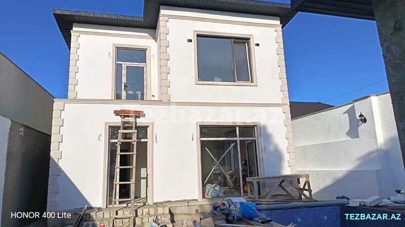 Fasad tarcofka asdar boya isleri — Fasad işləri, Bakı (7)