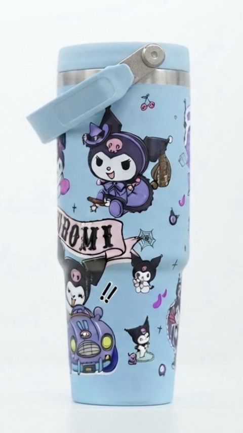 Termos Kuromi MK407, 500 ml, polad, mavi — Bakı