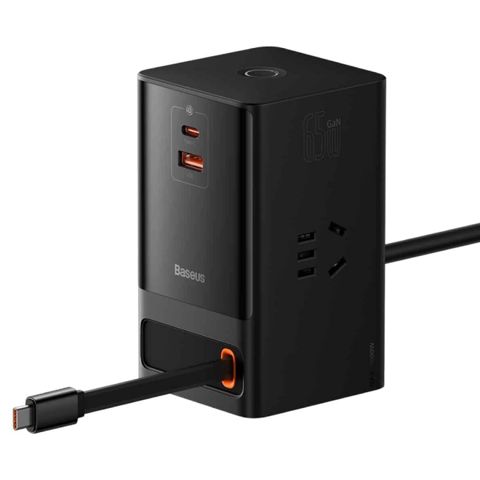 Baseus PowerCombo Digital PowerStrip PSLR000001 65W Elektrik Paylayıcı — Bakı