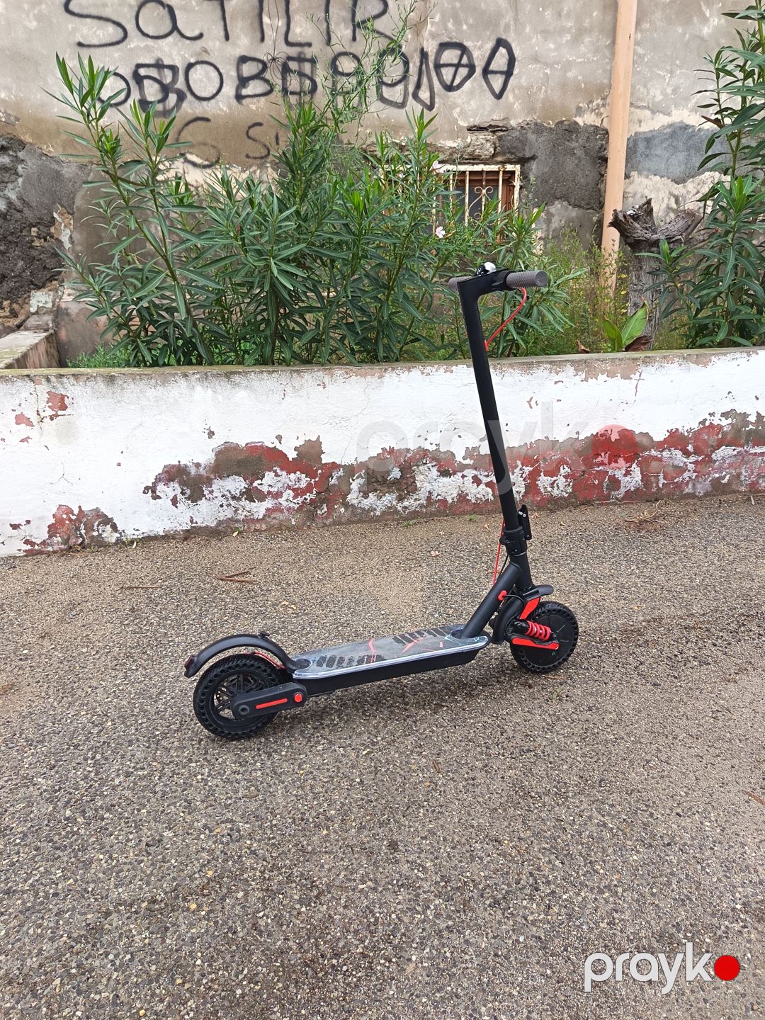 Elektrik skuter Xiaomi M187 — qara-qızıl — Skuterlər, Bakı (8)