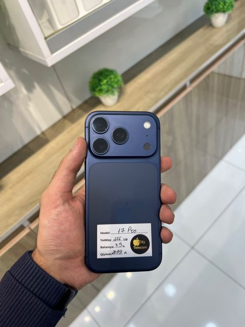 Apple iPhone 17 Pro Deep Blue 256GB/12GB — Bakı