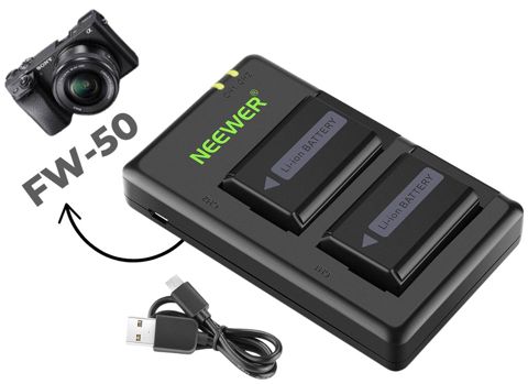 "Neewer" NP-FW50 Sony A7 üçün batareya və adapter dəsti — Bakı
