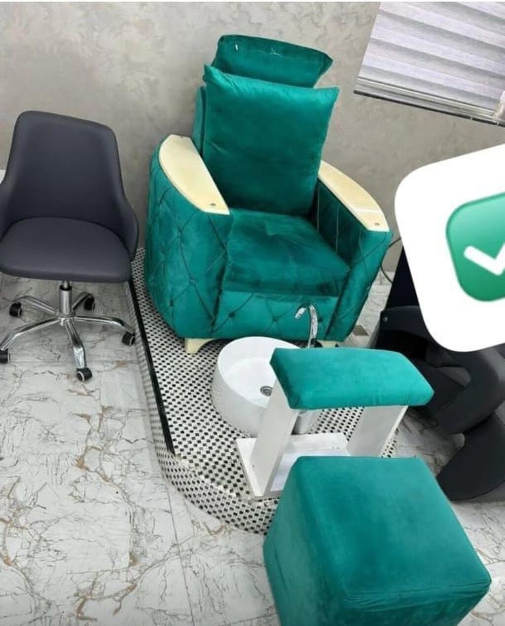 Pedikür dəsti 250 azn satılır Ünvan Sovetski Pərvin 2020 — Salon mebeli, Bakı
