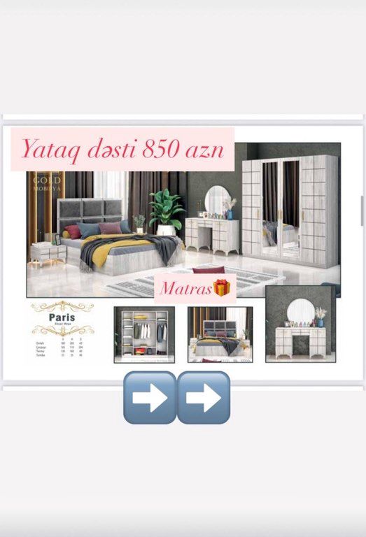 Yataq otağı mebeli — Mebel, Bakı (4)