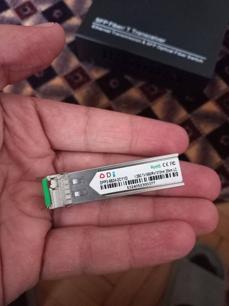 20km Single-Mode SFP Modul + Media converter — Şəbəkə və server avadanlığı, Bakı (5)