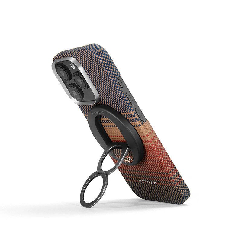 "Apple iPhone 16 Pro" üçün Pitaka Tactile Woven Sunset Moonrise arxalığı — Smartfonlar, Bakı (2)