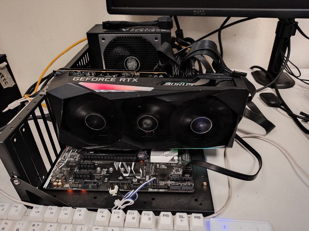 Gigabyte RTX 3060 Ti Aorus Master 8GB — Kompüterlər və noutbuklar, Bakı (7)